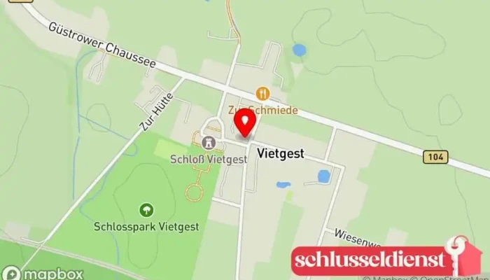 Karte von Herbert Strupp Metallbauunternehmen in Lalendorf