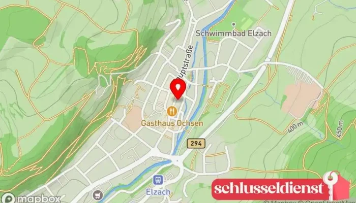 Karte von Hermann Ringwald Metallbauunternehmen in Elzach