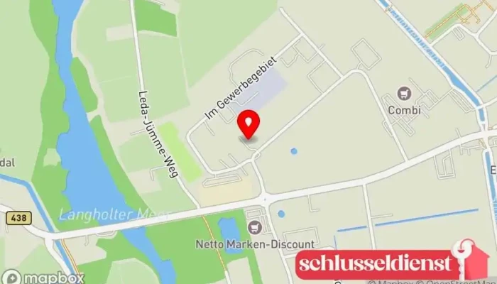 Karte von Hermann Sibum GmbH Metall und Kunststoffbau Metallbauunternehmen in Ostrhauderfehn