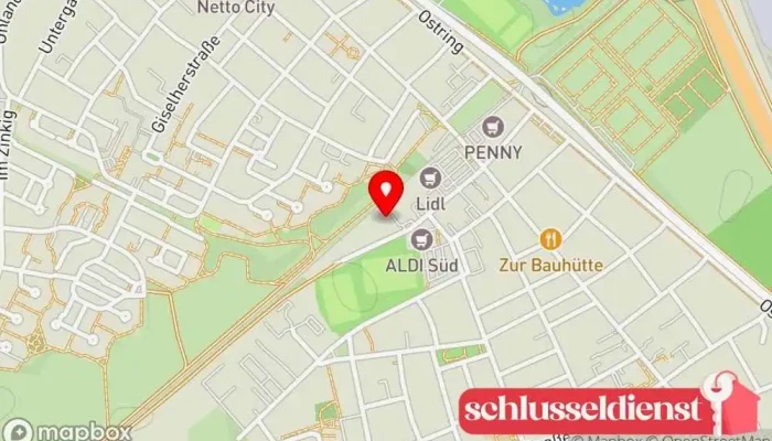 Karte von Hermann Wolf Metallbau GmbH Metallbauunternehmen in Ludwigshafen am Rhein