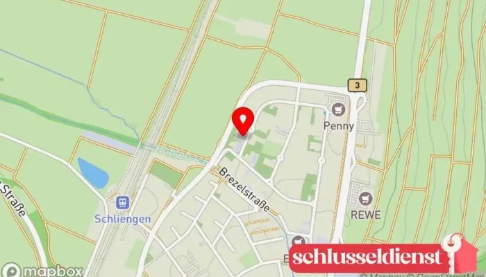Karte von Herr-Drehteile GmbH Metallverarbeitungsunternehmen in Schliengen