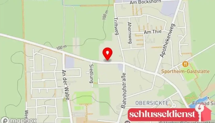 Karte von HGS-sickte Haus und Grundstückservice Gärtner in Sickte