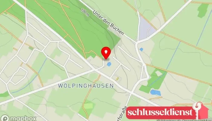 Karte von Historisches Gebäude Matteschlösschen Historische Sehenswürdigkeit in Wölpinghausen