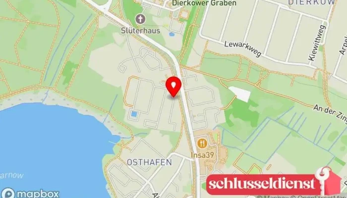 Karte von HIT Service und Metallbau GmbH & Co. KG Hydraulikgeräte-Reparaturdienst, Elektriker, Zaunbauer, Hydraulikingenieur, Anbieter von hydraulischer Ausrüstung, Metallbauunternehmen, Stahlbauunternehmen, Dreherei, Schweißbetrieb in Rostock