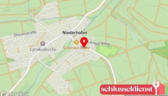 Karte von Hoffer & Ryrych GmbH Metallbauunternehmen in Schwaigern