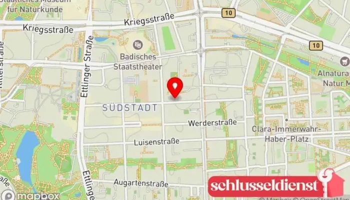 Karte von Hofmann Metallbau Metallwerkstatt, Garagenbauer, Metallbauunternehmen in Karlsruhe