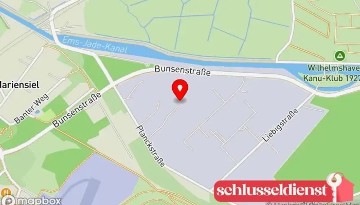 Karte von Hollmann GmbH Dreherei App. Bau Schweißbetrieb in Wilhelmshaven