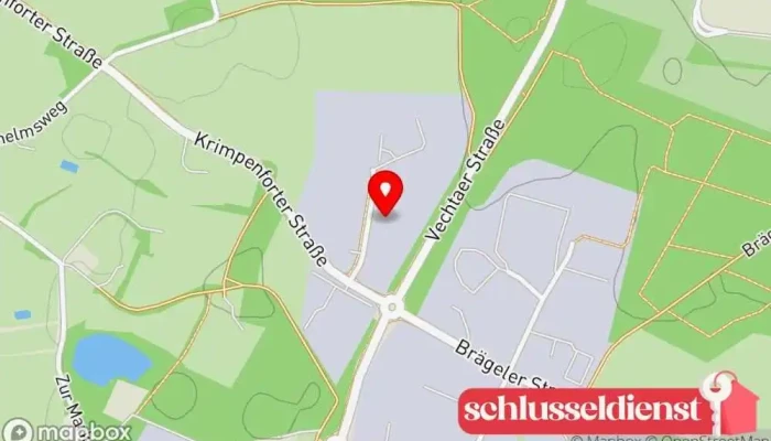 Karte von Hölzen Metallbau Metallbauunternehmen, Stahlbauunternehmen in Lohne (Oldenburg)