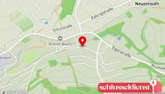 Karte von Horn Metallbau Metallbauunternehmen in Gefrees