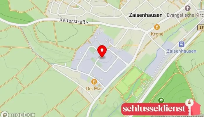 Karte von Horst Vogelmann Metallumformtechnik Metallverarbeitungsunternehmen in Zaisenhausen