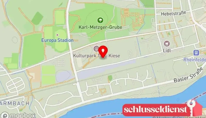 Karte von Horstmann Metallbau Metallbauunternehmen in Rheinfelden (Baden)