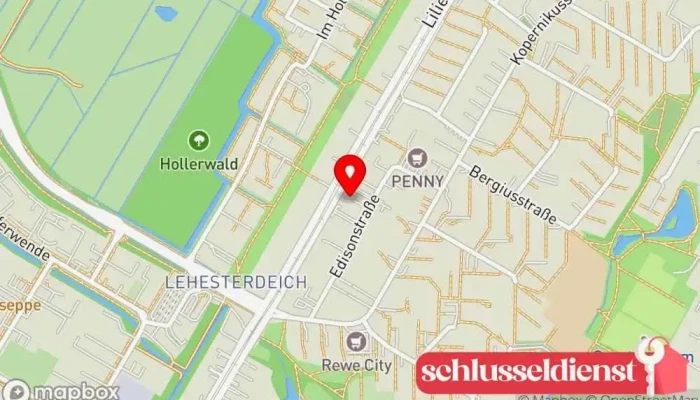 Karte von H.Seliskar Metallbau Metallbauunternehmen, Anbieter von Terrassenüberdachungen, Fensteranbieter in Bremen