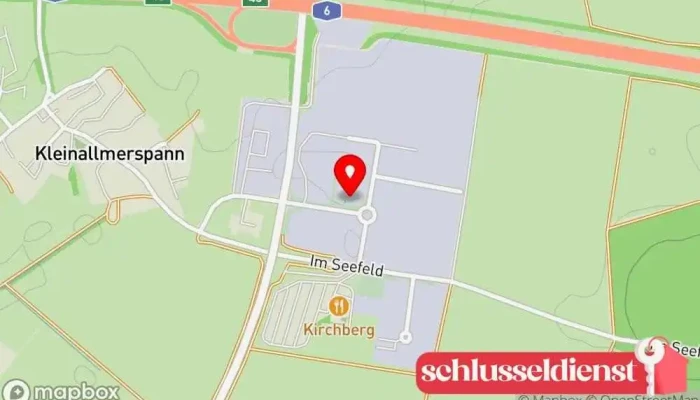 Karte von Huber Stahlbau GmbH Stahlbauunternehmen in Kirchberg an der Jagst
