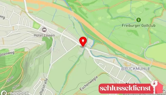 Karte von Hubert Drazek Schlosserei - Metallbau Metallwerkstatt in Freiburg im Breisgau