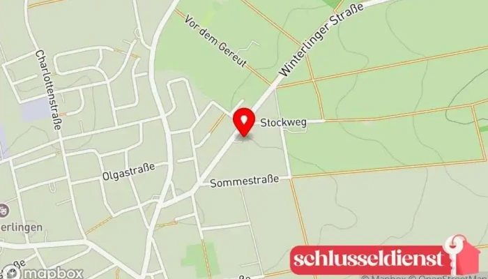 Karte von Hufschmied Zerspanungssysteme GmbH Werkzeughersteller in Winterlingen
