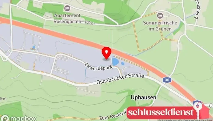 Karte von Hülsmann Blechtechnologie Metallverarbeitungsunternehmen, Maschinenbauunternehmen, Metallbauunternehmen in Bissendorf