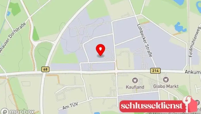 Karte von Hülsmann Edelstahl GmbH & Co. KG Metallbauunternehmen in Bersenbrück