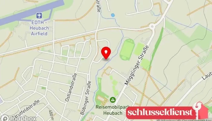 Karte von iSK Metallbau GmbH Metallbauunternehmen in Heubach