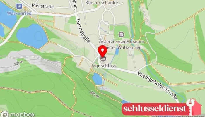 Karte von Jagdschloß Walkenried -Hotel - Residenz Joachim Hug Hotel, Wohnheim in Walkenried