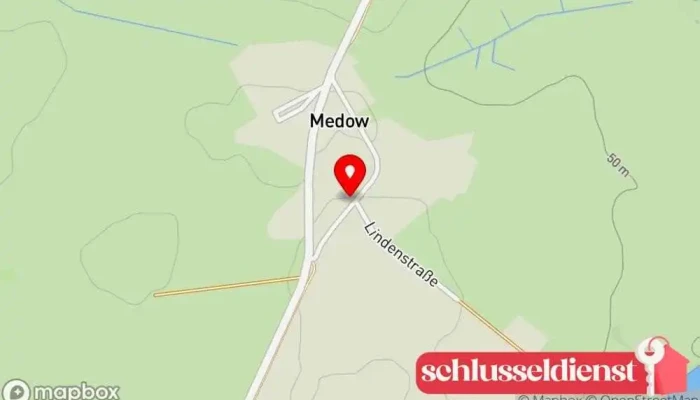 Karte von Joachim Graf Bauschlosserei E-Commerce-Dienst in Goldberg