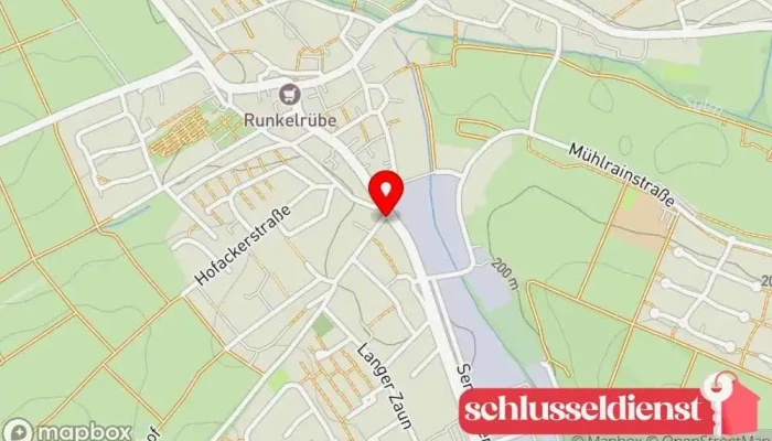 Karte von Joachim Leihenseder Metallwerkstatt, Schlüsseldienst, Metallbauunternehmen in Obersulm