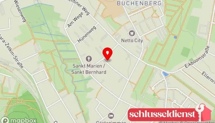 Karte von Jörg Hauptmann Metallbauunternehmen in Bad Doberan