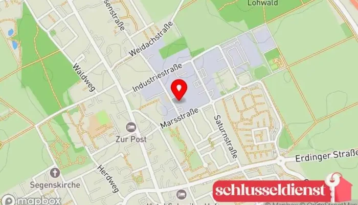 Karte von Josef Schwitzer Metallbauunternehmen in Aschheim