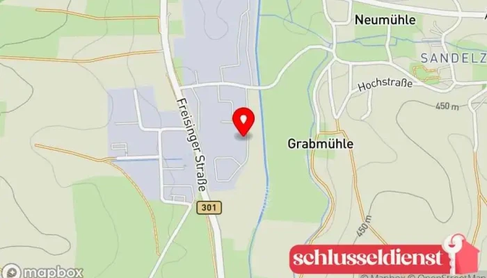 Karte von Josef Weindl GmbH Metallbauunternehmen in Industriestraße 8