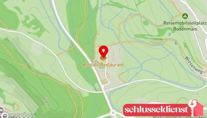 Karte von Joska Erlebnisrestaurant Restaurant in Bodenmais
