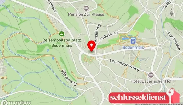 Karte von JOSKA Glas Arkaden Glashersteller in Bodenmais