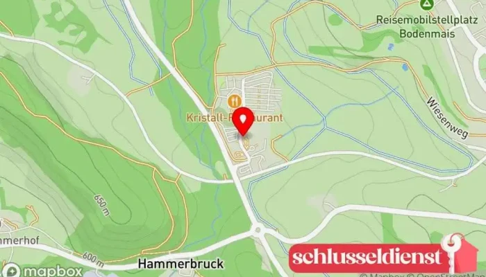 Karte von JOSKA Glasparadies Glashersteller in Bodenmais