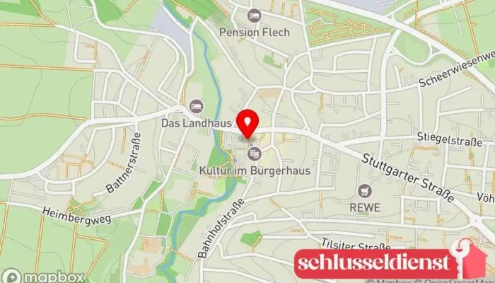 Karte von JURAK Konstruktionsbüro Bauelemente Fensteranbieter, Türfachhandel, Glasfachhandel, Geländeranbieter, Fliegengitter-Fachgeschäft, Dachfensterbau und -installationsbetrieb, Anbieter von Sonnenschutz, Wintergartenbauer in Schwieberdingen