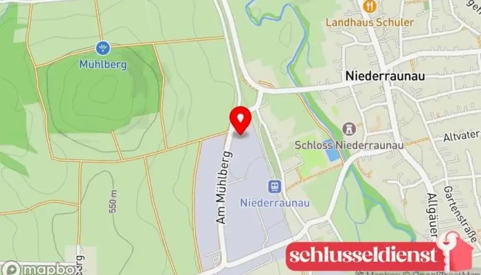 Karte von Jürgen Landsperger Schlosserei Metallbauunternehmen in Krumbach (Schwaben)