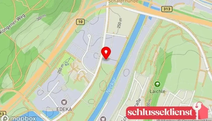 Karte von Jürgen Prakesch Zerspanungstechnik GmbH Metallbauunternehmen, Elektriker, Metallverarbeitungsunternehmen, Stahlbauunternehmen, Dreherei in Wernau (Neckar)