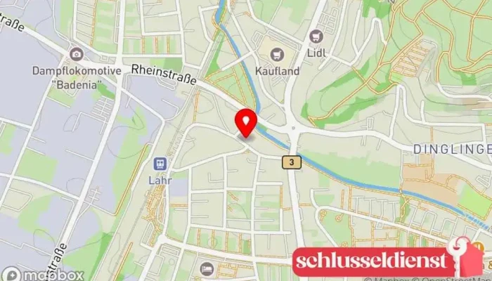 Karte von Karl Braun Metallwerkstatt in Lahr/Schwarzwald