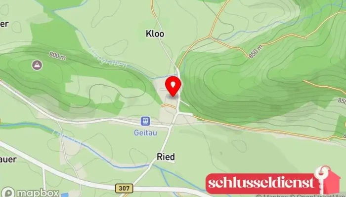 Karte von Karolin Schober Spenglerei Installation Sanitärinstallateur in Bayrischzell