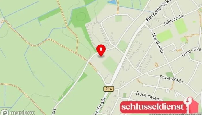 Karte von KaWi Metallbau Metallbauunternehmen in Gehrde
