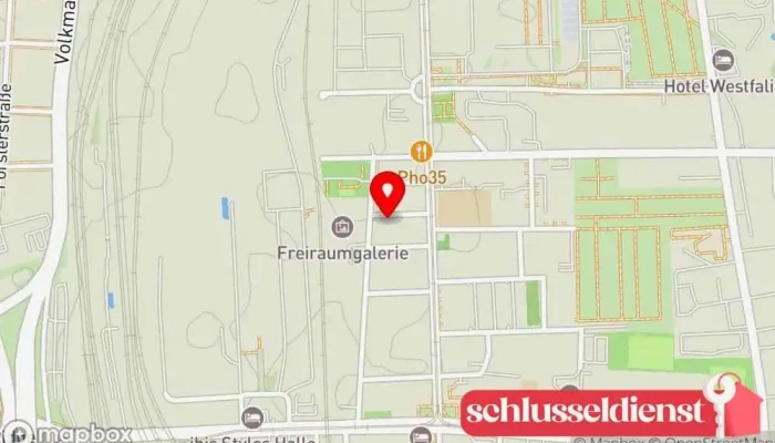 Karte von Kindermann Steffen, Metallbauschlosserei Metallbauunternehmen in Halle (Saale)