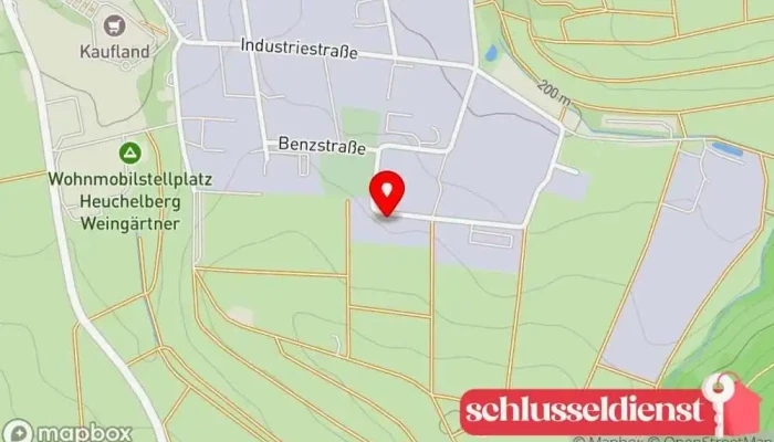 Karte von Klaus Sawall Metallwerkstatt in Schwaigern