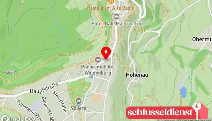 Karte von Klaus & Sohn Eiscafé in Waldenburg