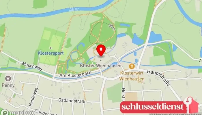 Karte von Kloster Wienhausen Kloster in Wienhausen
