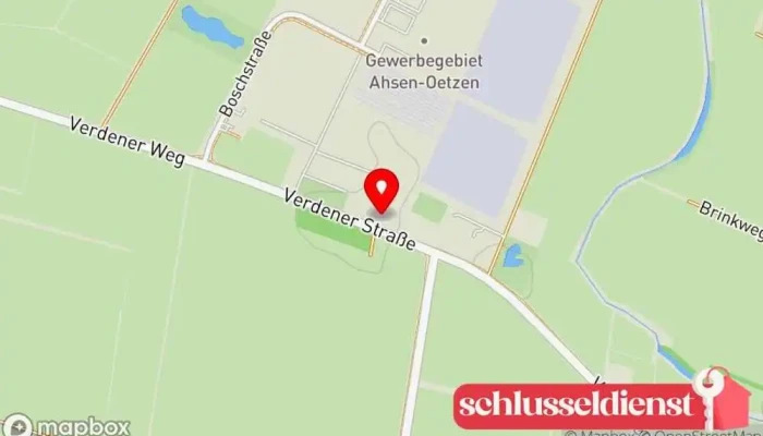 Karte von Kmt Gmbh Metallbauunternehmen in Thedinghausen