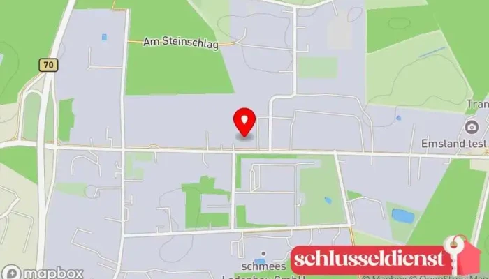 Karte von Knoll Metallbau Metallbauunternehmen in Lathen