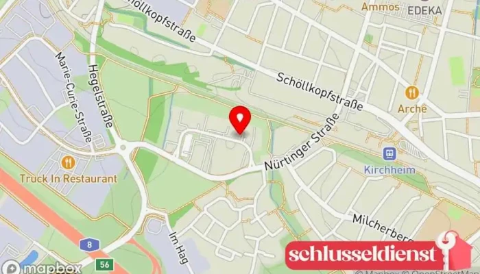 Karte von Kögler Metallbau GmbH Metallbauunternehmen in Kirchheim unter Teck