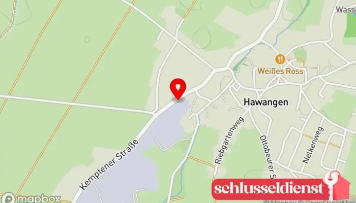 Karte von Kollinger Metallbau GmbH Metallbauunternehmen in Hawangen