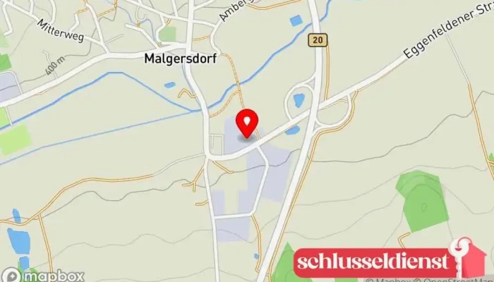 Karte von Konrad Straßl GmbH Schlosserei - Spenglerei Metallbauunternehmen in Malgersdorf