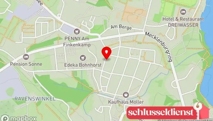 Karte von Konstruktionsbüro für Stahlkonstruktionen Stahlbauunternehmen in Sternberg