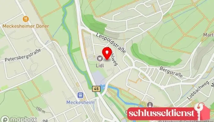 Karte von KS Montage Technik Metallbau Edelstahlgeländer Metallbauunternehmen in Meckesheim