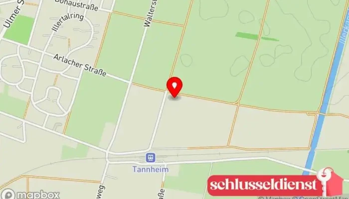 Karte von Küchle GmbH Metallbauunternehmen in Tannheim