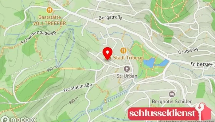 Karte von Kuckucksuhrenmanufaktur Gerhard Schmieder Handwerk, Künstler in Schonach im Schwarzwald